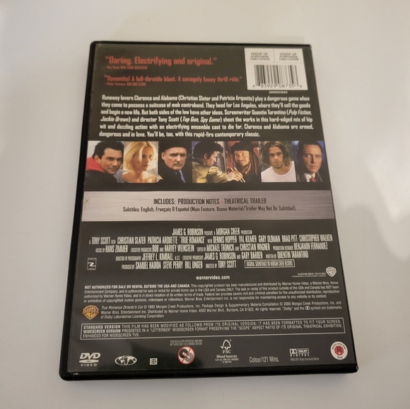 True Romance DVD - Picture 2 of 6